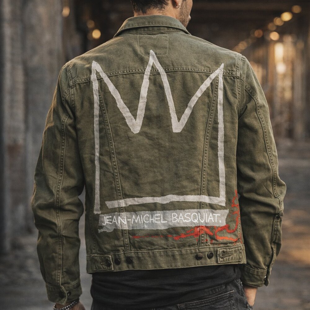 Basquiat Denim Trucker Jacket